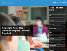 Tablet Screenshot of doctorateofeddegreeallonline.com